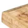Mesa de comedor madera maciza de mango rugosa 180x90x76 cm de vidaXL, Mesas de cocina y de comedor - Ref: Foro24-285963, Prec...