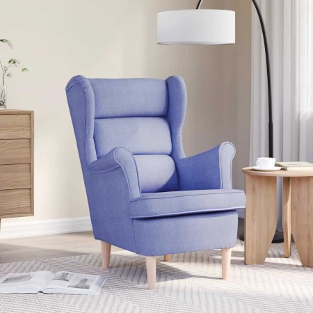 Sillón de tela azul vaquero 74x84x100 cm en Sillones | Comprar online en Foru.es