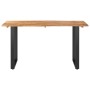 Mesa de comedor de madera maciza de acacia 140x70x76 cm de vidaXL, Mesas de cocina y de comedor - Ref: Foro24-286474, Precio:...