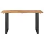 Mesa de comedor de madera maciza de acacia 140x70x76 cm de vidaXL, Mesas de cocina y de comedor - Ref: Foro24-286474, Precio:...