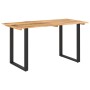 Mesa de comedor de madera maciza de acacia 140x70x76 cm de vidaXL, Mesas de cocina y de comedor - Ref: Foro24-286474, Precio:...