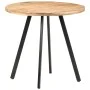 Mesa de comedor de madera de mango rugosa 80 cm de vidaXL, Mesas de cocina y de comedor - Ref: Foro24-320483, Precio: 147,75 ...