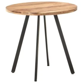 Mesa de comedor de madera maciza de acacia 80 cm de vidaXL, Mesas de cocina y de comedor - Ref: Foro24-320485, Precio: 140,94...