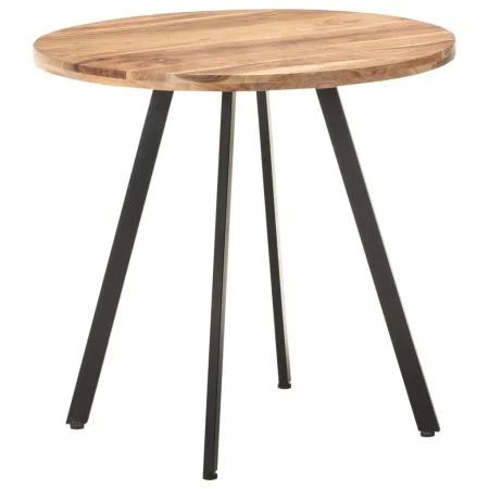 Solid acacia wood dining table 80 cm by vidaXL, Kitchen and dining tables - Ref: Foro24-320485, Price: 140,94 €, Discount: %