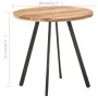 Solid acacia wood dining table 80 cm by vidaXL, Kitchen and dining tables - Ref: Foro24-320485, Price: 140,94 €, Discount: %