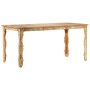Mesa de comedor de madera maciza reciclada 160x80x76 cm de vidaXL, Mesas de cocina y de comedor - Ref: Foro24-286490, Precio:...