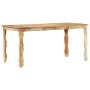 Mesa de comedor de madera maciza reciclada 160x80x76 cm de vidaXL, Mesas de cocina y de comedor - Ref: Foro24-286490, Precio:...