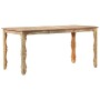 Mesa de comedor de madera maciza reciclada 160x80x76 cm de vidaXL, Mesas de cocina y de comedor - Ref: Foro24-286490, Precio:...