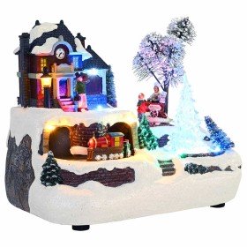 Centro de Mesa Navideño Multicolor 23.5 x 16 x 18.5 cm Resina en Decoración Festiva y Estacional | Comprar online en Foru.es