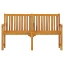 Banco de jardín 150 cm madera maciza de acacia de vidaXL, Bancos de jardín - Ref: Foro24-316611, Precio: 169,96 €, Descuento: %