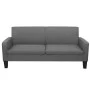 Sofá de 3 plazas 180x65x76 cm gris oscuro de vidaXL, Sofás - Ref: Foro24-244712, Precio: 297,32 €, Descuento: %