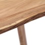 Mesa de comedor de madera maciza de acacia 140x80x76 cm de vidaXL, Mesas de cocina y de comedor - Ref: Foro24-247977, Precio:...