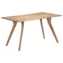 Mesa de comedor de madera maciza de acacia 140x80x76 cm de vidaXL, Mesas de cocina y de comedor - Ref: Foro24-247977, Precio:...