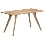Mesa de comedor de madera maciza de acacia 140x80x76 cm de vidaXL, Mesas de cocina y de comedor - Ref: Foro24-247977, Precio:...