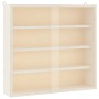 Vitrina de madera para coleccionistas con puertas 40x8,5x37 cm en Estanterías | Comprar online en Foru.es