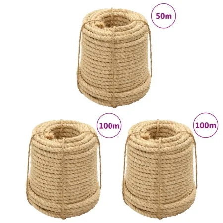 Cuerdas de sisal 3 uds 20 mm de vidaXL, Sogas y cuerdas metálicas - Ref: Foro24-3196232, Precio: 410,53 €, Descuento: %