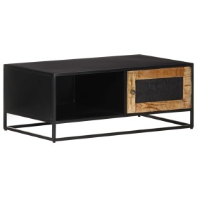 Mesa de centro madera de mango rugosa 90x50x35 cm de vidaXL, Mesas de centro - Ref: Foro24-323149, Precio: 161,99 €, Descuent...