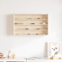 Vitrina de madera para coleccionistas con puertas 60x8,5x37 cm en Estanterías | Comprar online en Foru.es