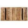 Mesa de comedor madera de mango rugosa 180x90x76 cm de vidaXL, Mesas de cocina y de comedor - Ref: Foro24-321610, Precio: 406...
