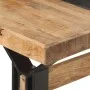 Mesa de comedor madera de mango rugosa 180x90x76 cm de vidaXL, Mesas de cocina y de comedor - Ref: Foro24-321610, Precio: 406...