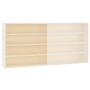 Vitrina de madera para coleccionistas con puertas 80x8,5x37 cm en Estanterías | Comprar online en Foru.es