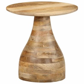 Mesa auxiliar madera maciza de mango Ø40x40 cm en Mesas auxiliares | Comprar online en Foru.es