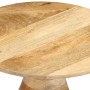 Mesa auxiliar madera maciza de mango Ø40x40 cm en Mesas auxiliares | Comprar online en Foru.es