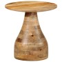 Mesa auxiliar madera maciza de mango Ø40x40 cm en Mesas auxiliares | Comprar online en Foru.es