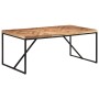 Mesa de comedor de madera maciza de acacia y mango 180x90x76 cm de vidaXL, Mesas de cocina y de comedor - Ref: Foro24-323552,...