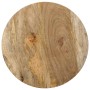 Mesa auxiliar madera maciza de mango Ø50x40 cm en Mesas auxiliares | Comprar online en Foru.es