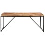 Mesa de comedor de madera maciza de acacia y mango 180x90x76 cm de vidaXL, Mesas de cocina y de comedor - Ref: Foro24-323552,...