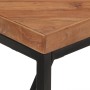 Mesa de comedor de madera maciza de acacia y mango 180x90x76 cm de vidaXL, Mesas de cocina y de comedor - Ref: Foro24-323552,...