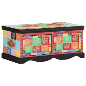 Mesa de centro  multicolor 90x50x40 cm madera maciza mango en Mesas de centro | Comprar online en Foru.es