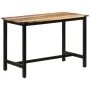 Mesa de comedor madera maciza de mango 110x60x76 cm de vidaXL, Mesas de cocina y de comedor - Ref: Foro24-337071, Precio: 186...