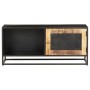 Mueble para TV de madera maciza de mango rugosa 90x30x40 cm de vidaXL, Muebles TV - Ref: Foro24-323150, Precio: 154,23 €, Des...