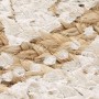 Alfombra redonda yute trenzado estampado 180 cm de vidaXL, Alfombras - Ref: Foro24-343587, Precio: 119,49 €, Descuento: %