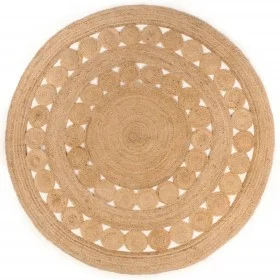 Alfombra redonda de yute trenzado 180 cm de vidaXL, Alfombras - Ref: Foro24-343590, Precio: 104,58 €, Descuento: %