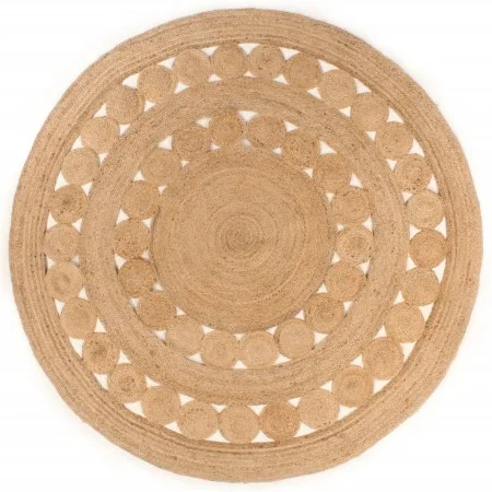 Alfombra redonda de yute trenzado 180 cm de vidaXL, Alfombras - Ref: Foro24-343590, Precio: 104,58 €, Descuento: %