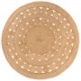 Alfombra redonda de yute trenzado 180 cm de vidaXL, Alfombras - Ref: Foro24-343590, Precio: 111,01 €, Descuento: %