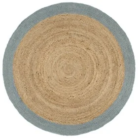 Alfombra hecha a mano de yute con borde verde oliva 240 cm de vidaXL, Alfombras - Ref: Foro24-343610, Precio: 152,82 €, Descu...