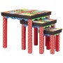 Mesa cuadrada 3 pcs Multicolor en Mesas auxiliares | Comprar online en Foru.es