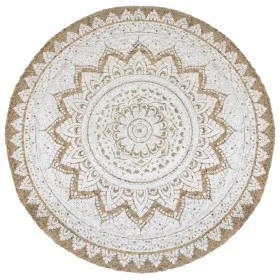 Alfombra redonda yute trenzado estampado 240 cm de vidaXL, Alfombras - Ref: Foro24-343589, Precio: 181,26 €, Descuento: %