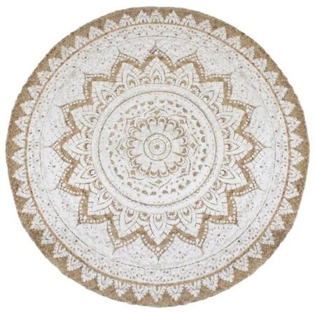 Alfombra redonda yute trenzado estampado 240 cm de vidaXL, Alfombras - Ref: Foro24-343589, Precio: 181,26 €, Descuento: %