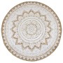 Alfombra redonda yute trenzado estampado 240 cm de vidaXL, Alfombras - Ref: Foro24-343589, Precio: 184,66 €, Descuento: %