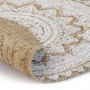 Alfombra redonda yute trenzado estampado 240 cm de vidaXL, Alfombras - Ref: Foro24-343589, Precio: 184,66 €, Descuento: %