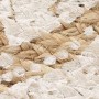 Alfombra redonda yute trenzado estampado 240 cm de vidaXL, Alfombras - Ref: Foro24-343589, Precio: 184,66 €, Descuento: %