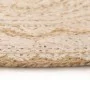 Alfombra redonda yute trenzado estampado 240 cm de vidaXL, Alfombras - Ref: Foro24-343589, Precio: 181,26 €, Descuento: %