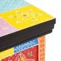 Caja de Almacenamiento Multicolor 60 x 40 x 40 cm en Baúles de almacenamiento | Comprar online en Foru.es