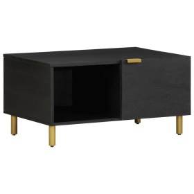 Mesa de centro madera contrachapada negro 80x50x40 cm en Mesas de centro | Comprar online en Foru.es