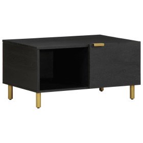 Mesa de centro madera contrachapada negro 80x50x40 cm en Mesas de centro | Comprar online en Foru.es